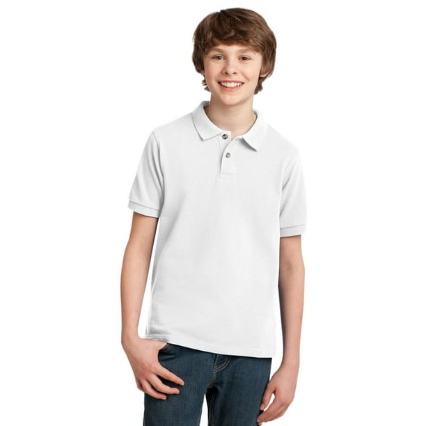 Port Authority Y420 Youth Pique Knit Sport Shirt Polo 